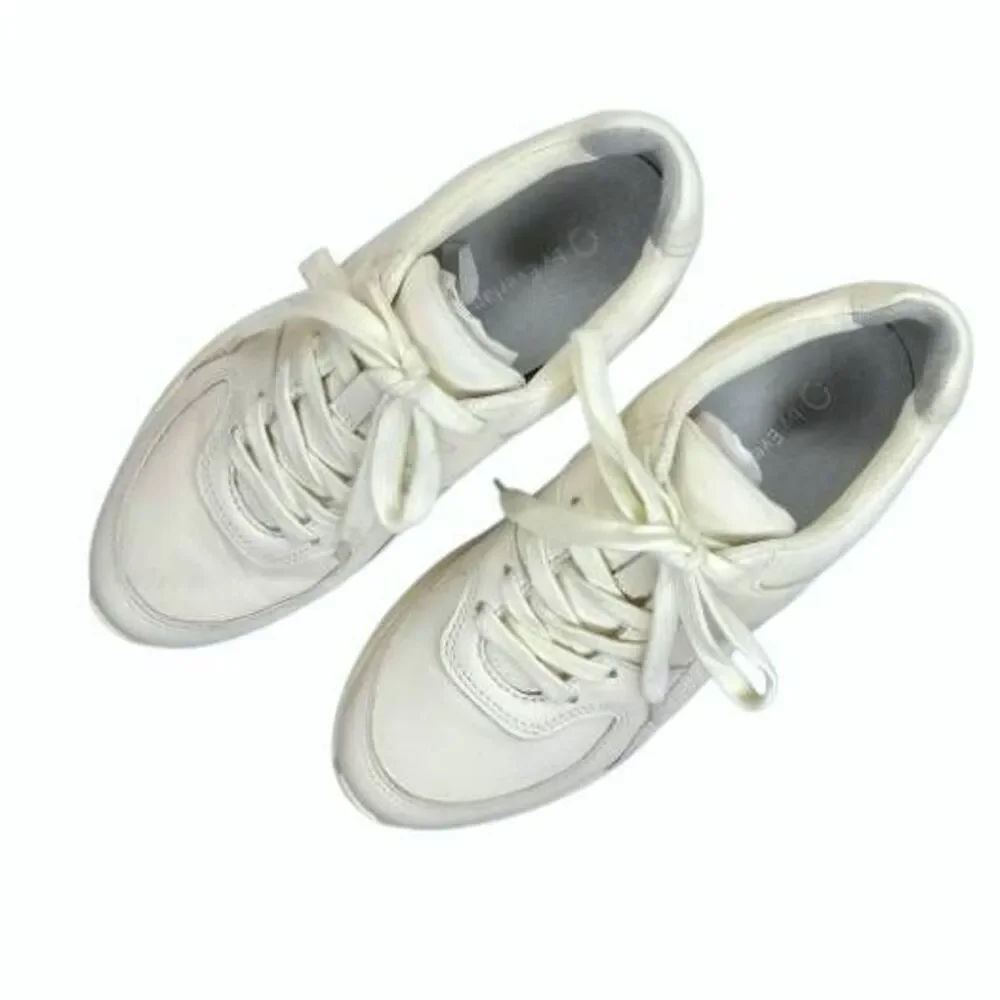 Everlane The O Trainer White Leather Lace up Sneakers Size 6